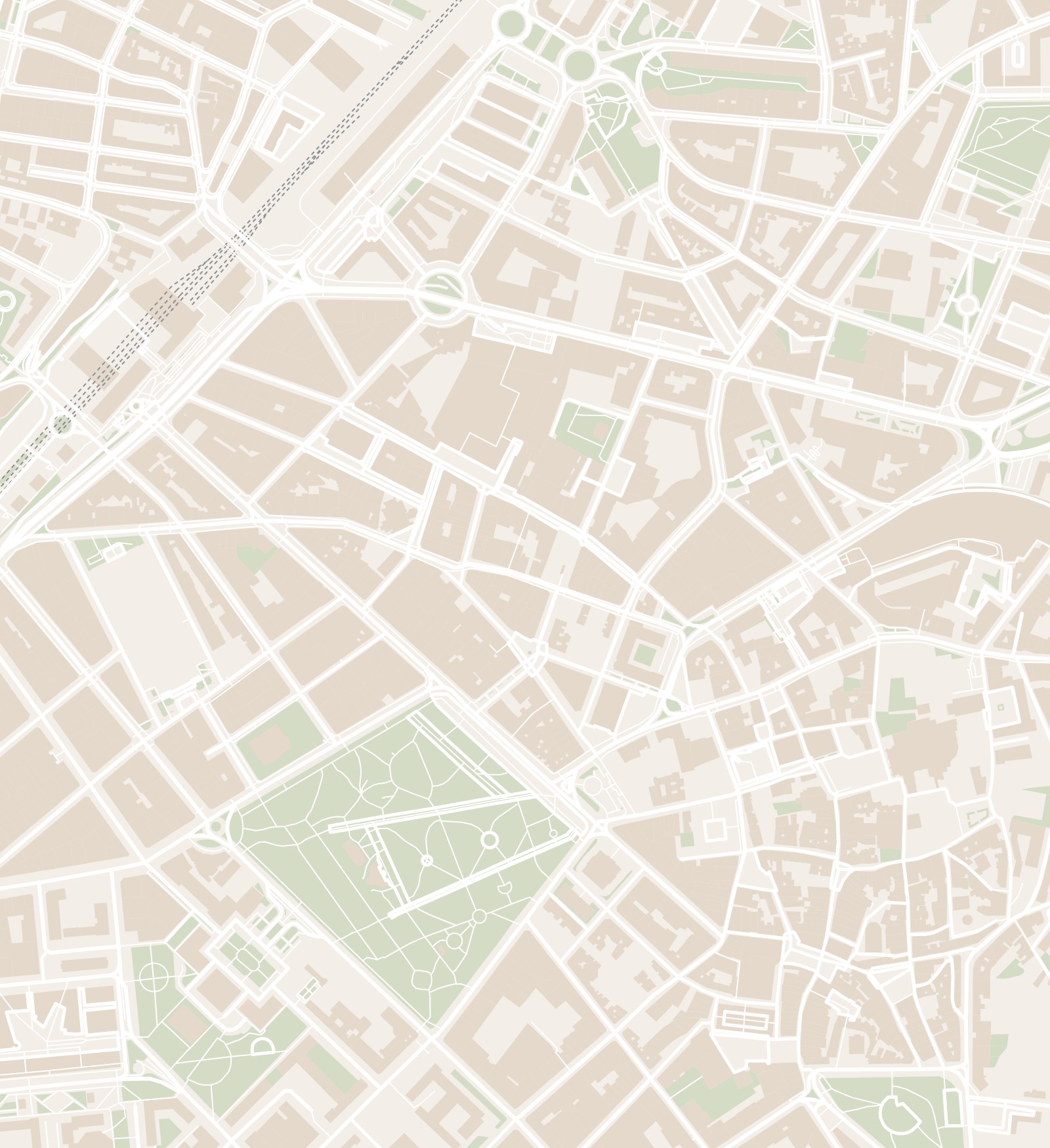Map showing the location of Apartamentos Pedregal, on Calle Manuel Pedregal, Oviedo